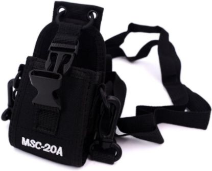 Picture of iSaddle MSC-20A 3 in 1 Multi-Function Universal Pouch Bag Holster Case for GPS PMR446 Motorola Kenwood Midland ICOM Yaesu Two Way Radio Transceiver Walkie Talkie UV5R Series
