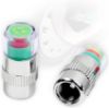 Picture of iSaddle New Car Tire Pressure Monitor Valve Cap w/Sensor Indicator 3 Color Eye Alert 4Pcs