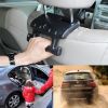 Picture of iSaddle Car Headrest Grab Handle - Universal Automotive Grab Handles Car Seat Headrest Hooks Multifunctional Vehicle Backseat Organizers Storage Hanger Interior Accessory for Grocery Bag Purse Handbag