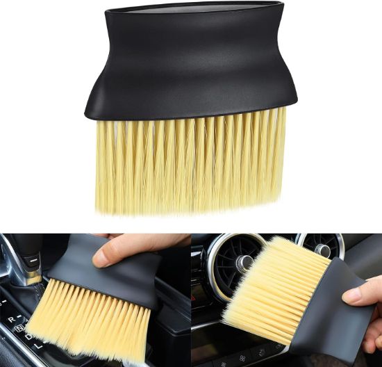 Picture of iSaddle Car Interior Dust Brush - Automotive Interior Dust Cleaning Brushes/w Soft Bristles Cleaning Duster Detailing Brush Dusting Tool for Automotive Dashboard Air Conditioner Vent Leather Computer