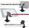 Picture of iSaddle 17mm Sticky Adhesive Mount Holder for Garmin GPS & Smart Phones - Car Windshield/Dashboard Flexible Permanent Holder Soft Base for Garmin Nuvi GPS Navigator/Cell Phone Magnetic Mounting Holder