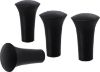 Picture of iSaddle Rubber Cap for X-Grip Mount Holder Compatible with RAM Bicycle Motorcycle Phone Holder Stand - Non-Slip Phone Mount Bracket Cap Replacement for X-Grip Rubber Cap RAP-UN-CAP-4U (4PCS Black)