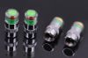 Picture of iSaddle New Car Tire Pressure Monitor Valve Cap w/Sensor Indicator 3 Color Eye Alert 4Pcs