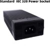 Picture of iSaddle 110V AC to 12V 10A DC Power Converter - 110V-240V AC Wall Plug to 12V DC Car Cigarette Lighter Socket Transformer/w Built-in Fan for Car Vacuum Air Compressor Fridge Power Supply Adapter 120W