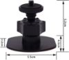 Picture of iSaddle CH01B 1/4" Thread Camera Mount Mini Double-Sided Adhesive in Dash Cam Mount Holder - Universal Tripod Permanent Holder Fits Sony/Ricoh/HP/GoPro/Oculus (M4 M6 Screw Join Ball Included)
