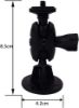 Picture of iSaddle CH01C 1/4" Thread Camera Mount Holder Mini Adhesive 16mm Base - Dash Cam Permanent Tripod Windshield/Dashboard Mount Holder Fit Sony/Ricoh/HP/GoPro/Oculus(M4 M6 Screw Join Ball Included)