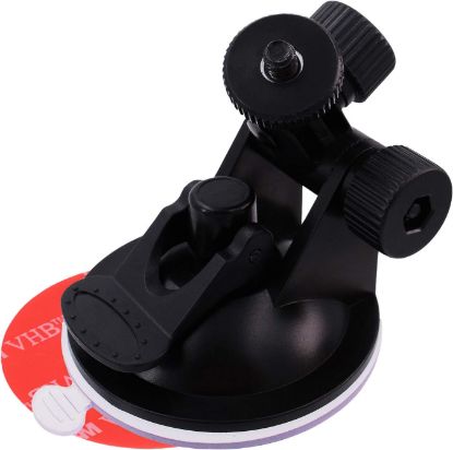 Picture of iSaddle CH-104 1/4"-20 Thread Universal Mini Camera Suction Mount Tripod Holder Dash Cam Mount Holder