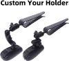 Picture of iSaddle Dash Cam Sun Visor Mount Holder/w Various Joints for Yi/Rexing/Falcon/Z-Edge/Old Shark/VANTRUE/Rove/AUKEY/APEMAN/KDLINKS/WheelWitness/Transcend/TaoTronics (99% On-Dash Cameras Suitable)