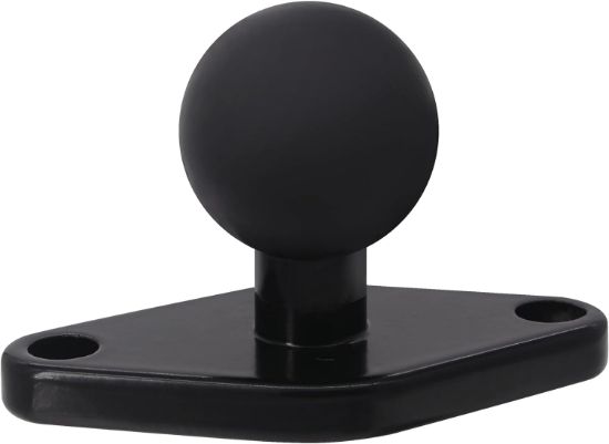 Picture of iSaddle 1 Inch Ball Diamond Mount Base - Aluminum Alloy Industry-Standard AMPS Hole Pattern 1"/25mm/B Size TPU Ball Mount Holder Compatible with RAM Mounts Double Socket Arm (1.912" Hole)