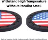 Picture of iSaddle American Flag US Flag Car Cup Holders Insert Coaster Automotive Interior Accessories - Universal Vehicle Coaster 5mm Thick Silicone Anti Slip Cup Mat for All Cars Boats (2.75" Diameter, 2PCS)