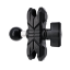 Picture of iSaddle Double Socket Arm with Extra Ball Joint Extension Adapter Compatible with RAM Mounts 1 Inch/25mm/ B Size Ball Components - Socket Arm for All Bike Motorcycle Phone Mount with 1" Ball 