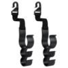 Picture of iSaddle Car Seat Headrest Hook - Universal Durable Automotive Seat Back Organizers/w 3 Hooks Vehicle Storage Hanger for Purse Handbag Coat Grocery Fishing Rod Umbrella Holder (2 PCS)