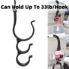 Picture of iSaddle Car Seat Headrest Hook - Universal Durable Automotive Seat Back Organizers/w 3 Hooks Vehicle Storage Hanger for Purse Handbag Coat Grocery Fishing Rod Umbrella Holder (2 PCS)