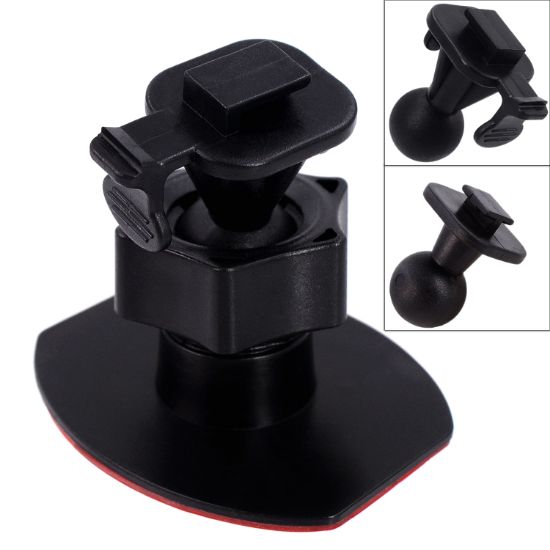 Picture of iSaddle CH02B Car Dash Camera Mount Holder for 3M Double-Sided Adhesive Base -Driving Video Recorder Windshield/Dashboard Mount Holder for Yi/Apeman/DOD/HP Car DVR Camera GPS Phone Permanent Mount