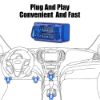 Picture of ELM327 Super Mini Bluetooth OBD2 OBDII Scan Tool Check Engine Light & CAN-BUS Auto Diagnostic Tool for Windows & Android Torque