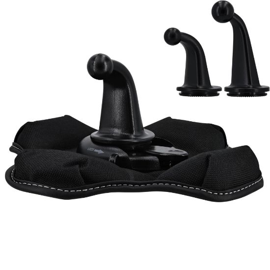 Picture of Friction Mount for Garmin GPS Vehicle Truck RV Navigator Portable NonSkid Beanbag Dashboard Mount Holder for Garmin Drivesmart Nuvi Drive Dezl Zumo Driveassist DriveLuxe StreetPilot 17mm&22mm