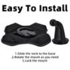 Picture of Friction Mount for Garmin GPS Vehicle Truck RV Navigator Portable NonSkid Beanbag Dashboard Mount Holder for Garmin Drivesmart Nuvi Drive Dezl Zumo Driveassist DriveLuxe StreetPilot 17mm&22mm
